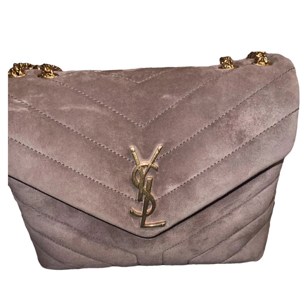Yves Saint Laurent Lou lou Beige Quilted Shoulder Bag